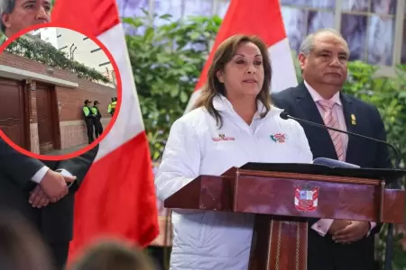 Dina Boluarte estara en su casa