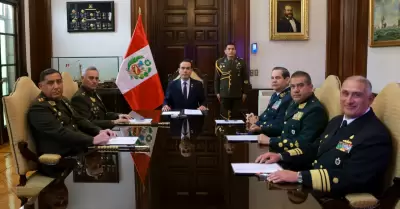 Primera reunión de José Jerí con altos mandos de la FF.AA. y PNP.