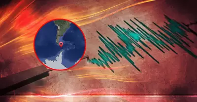 Reportan terremoto de magnitud 7.8 en la Antártica chilena