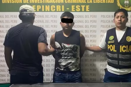Cay extorsionador de 18 aos conocido como 'Chato' en Trujillo.