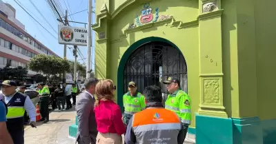 Municipalidad de Surquillo cede local para que la PNP no detenga su labor