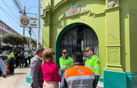 Municipalidad de Surquillo cede local para que la PNP no detenga su labor