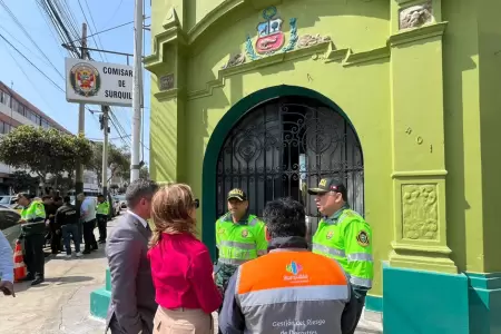 Municipalidad de Surquillo cede local para que la PNP no detenga su labor