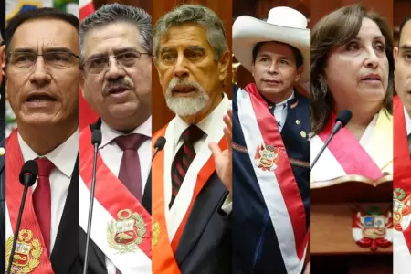 Siete presidentes de la Repblica durante nueve aos