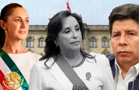 Claudia Sheinbaum sobre vacancia de Dina Boluarte y juicio de Castillo.