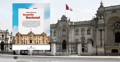 Gobierno convoca a un Acuerdo Nacional para disear agenda contra inseguridad