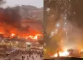 Tragedia en Pamplona Alta: Talleres de pirotecnia clandestinos EXPLOTAN tras voraz incendio en SJM