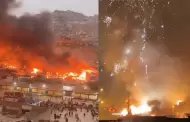 Tragedia en Pamplona Alta: Talleres de pirotecnia clandestinos EXPLOTAN tras voraz incendio en SJM