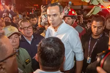Jos Jer asegur que hablar con el ejemplo tras asistir a incendio en SJM.