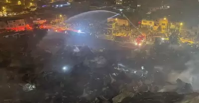 Incendio en Pamplona.