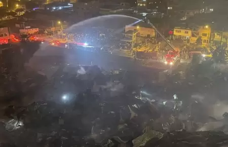 Incendio en Pamplona.