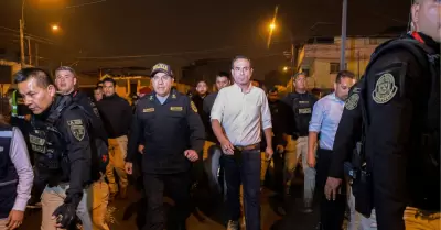 Jos Jer en zona afectada por incendio