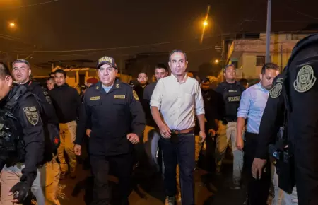 Jos Jer en zona afectada por incendio