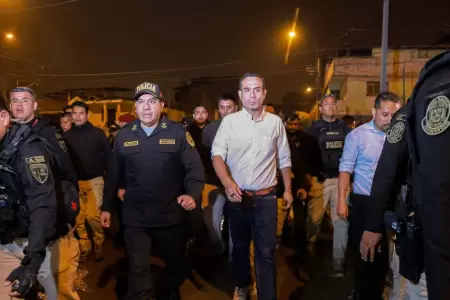 Jos Jer en zona afectada por incendio
