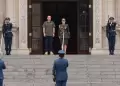 Presidente Jos Jer encabez tradicional cambio de guardia en Palacio de Gobierno