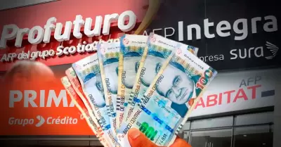 AFP activan portales para el octavo retiro de hasta S/21,400.
