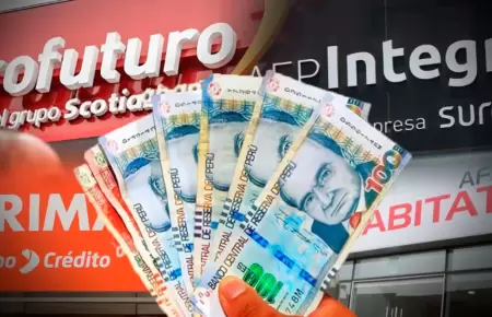 AFP activan portales para el octavo retiro de hasta S/21,400.