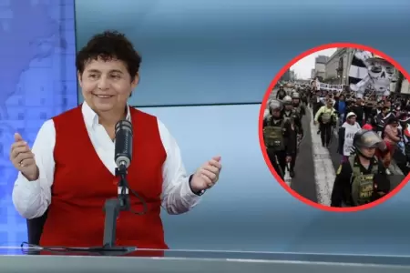 Susel Paredes sobre marcha