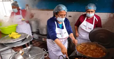 Garantizan alimentacin para las familias damnificadas de SJM.