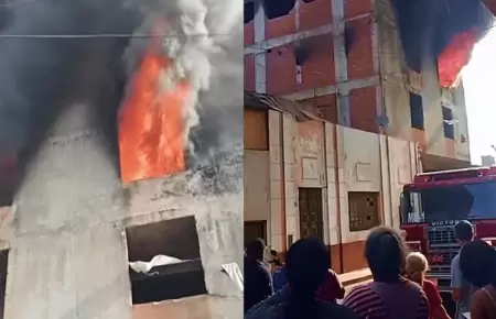 Se registra un incendio dentro de una vivienda en Cercado de Lima