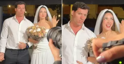 Rosángela Espinoza publica video de "boda" con Patricio Parodi