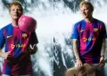 Barcelona estrena camiseta especial con logo del lbum 'Play' de Ed Sheeran para enfrentar al Real Madrid