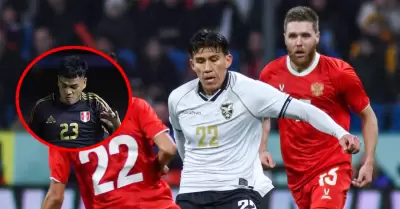 Rusia goleó en amistoso a Bolivia.