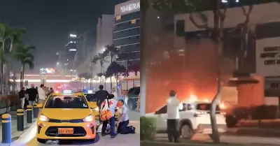 Una persona murió y dos resultaron heridas tras explosión de carro en Ecuador
