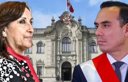 Jos Jer y Dina Boluarte