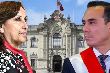 Jos Jer y Dina Boluarte