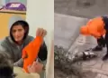 Callao: Sujeto que fue captado golpeando en la va pblica a su mascota fue detenido por agentes de la PNP