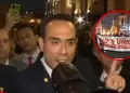 Jos Jer sali de Palacio de Gobierno para dar encuentro a manifestantes: "No perdamos el optimismo"