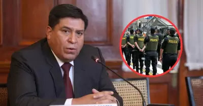 Ministro del Interior acusa a estudiantes de San Marcos de actos vandálicos en m