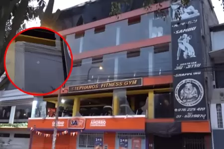 Fachada de gimnasio es destruida tras ataque en San Martn de Porres