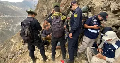 Operativo contra la minería ilegal en Pataz.
