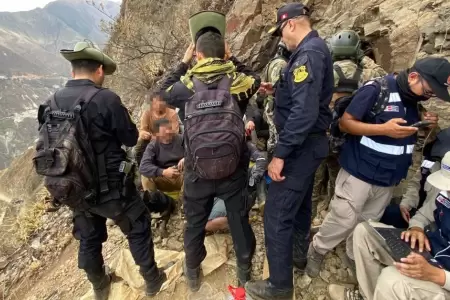 Operativo contra la minera ilegal en Pataz.