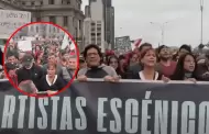 Marcha nacional del 15 de octubre: Artistas escnicos levantan su voz de protesta en contra del Gobierno