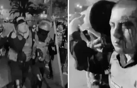 Marcha nacional de 15 de octubre: Policas heridos tras manifestaciones