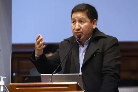Guido Bellido niega vinculo con el terrorismo.
