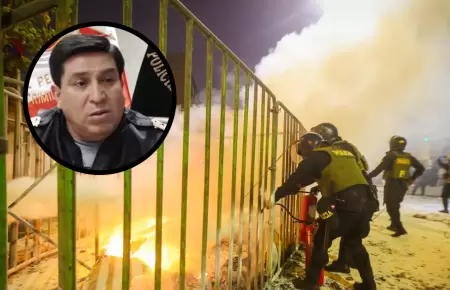 Ministro del Interior condena violencia durante protestas de la 'Generacin Z'