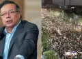 Gustavo Petro lamenta fallecimiento de Eduardo Ruiz en la marcha nacional: "Espero que Per busque su dilogo social y poltico"