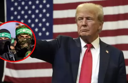 Trump amenaza con liquidar a Hamas si sigue matando civiles.
