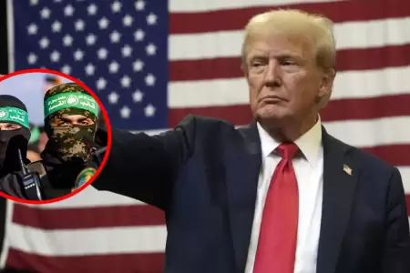 Trump amenaza con liquidar a Hamas si sigue matando civiles.