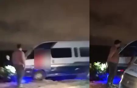 Asesinan a chofer y copiloto de combi en Lurn durante su ltima ruta