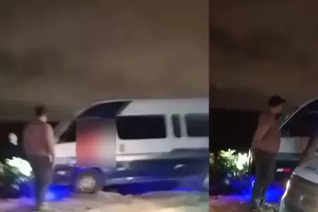Asesinan a chofer y cobradora de combi informal en Lurn durante su ltima ruta