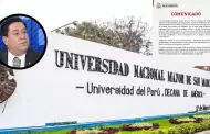 San Marcos rechaza declaraciones del ministro del Interior y exige rectificacin pblica: "Calificaciones impropias"