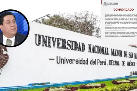 San Marcos rechaza declaraciones del ministro del Interior