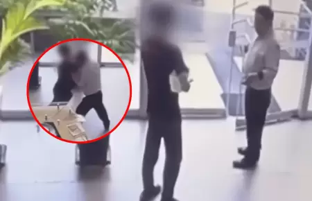Conserje es agredido brutalmente en Miraflores