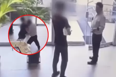 Conserje es agredido brutalmente en Miraflores