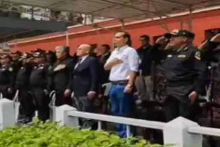 Jos Jer particip en ceremonia de reconocimiento a la PNP.